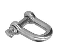 Generic Manille D'ancrage à Anneau en D, Connecteur à Broche à Vis Durable en Acier Inoxydable 304 pour le Levage des Terres Marines, Paquet de 20 (2 piècesM16)