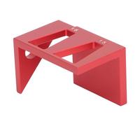 Generic Marqueur D'angle de 45 Degrés, Localisateur Central en Alliage D'aluminium de Couleur Rouge pour le Travail du Bois et le Traitement des Meubles, 1 unité
