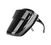 Generic Masque de Soudage PC Résistant aux Hautes Températures, Grande Vue à 180 ° pour le Soudage à L'arc et le Meulage Noir PC Taille S (Grande taille)