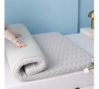 Géneric Matelas De Sol Japonais De 8 Cm, Tatami Enroulable | Surmatelas viscoélastique ferme et confortable, matelas futon japonais Portable for mariage, voyage(Grey,110 x 200 x 8 cm)