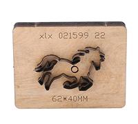 Generic Matrice de DéCoupe en Cuir Durable, pour la Conception de Chevaux, Utilitaire de Coupe Rapide pour L'artisanat et le Carton de Bricolage