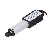 Generic Mini Actionneur Linéaire Robuste, Interrupteurs de Fin de Course 30mm DC 12V, Tube en Aluminium pour Installations de Restauration Agricole (Course 30mm-15mm/s-50N)