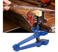 Generic Mini étau à Main Outil Professionnel en Acier pour le Matériel de Serrage, Ouverture de Mâchoire de 1,5", Finition en Spray Bleu, Compact et Portable pour les Amateurs de Bricolage (50MM)