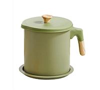 Generic Mini-friteuse Sans Passoire avec Poignée et Couvercle, 1,4 L. Casserole, Poêle, Casserole à Nouilles, Idéale pour La Préparation de Poulet, Crevettes, vert