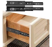 Generic Mini Glissières de Tiroir 2 Pièces, Rail de Guidage Durable et de Haute qualité, Ouverture Douce pour Placard de Cuisine et Armoire, Construction en Acier 4 Pouces/6 Pouces/8 (6 (ID