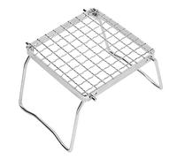 Generic Mini Grill Pliable pour Feu de Camp Portable en Argent pour le Camping en Plein Air et les Pique-niques - Acier Inoxydable 1 X