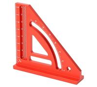 Generic Mini Outil carré de Charpentier, Règle Triangulaire Précise et Durable pour les Tâches de Menuiserie, Aluminium 1 unité