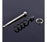 Generic Mini Porte-clés Tire-bouchon, Ouvre-bouteille de Vin en Acier Inoxydable avec Mousqueton pour Camping Voyage Porte-clés en Plein Air (Argent)