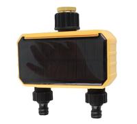 Generic Minuterie D'arrosage à énergie Solaire avec Connexion WiFi et Détection de Pluie pour Automatisation de Jardin 2 Prises ABS Léger 5,5 X 3,1 X 2,1 Pouces