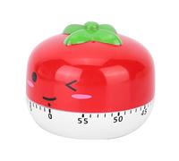 Generic Minuterie de Cuisine Mécanique en Forme de Dessin animé, Rappel de Temps Mignon pour la Cuisson, la Cuisson, Le Fitness, 6,5 Cm, Plastique Jaune (Rouge)