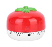 Generic Minuterie de Cuisine Mécanique en Forme de Dessin animé, Rappel de Temps Mignon pour la Cuisson, la Cuisson, Le Fitness, 6,5 Cm, Plastique Jaune (Rouge)