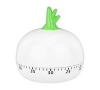 Generic Minuterie de Cuisine Mécanique en Forme de Dessin animé, Rappel de Temps Mignon pour la Cuisson, la Cuisson, Le Fitness, 6,5 Cm, Plastique Jaune (White)