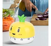 Generic Minuterie de Cuisine Mécanique en Forme de Dessin animé, Rappel de Temps Mignon pour la Cuisson, la Cuisson, Le Fitness, 6,5 Cm, Plastique Jaune (Yellow)