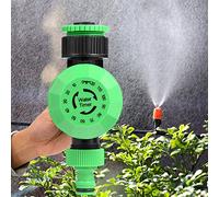 Generic Minuterie D'irrigation étanche, Réglage Facile 2-120 Minutes pour Tuyau D'arrosage, Balcon de Villa, Plastique Vert