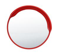 Generic Miroir Convexe de 17,7 Pouces avec Vue Grand Angle pour L'élimination des Angles Morts dans les Garages et les Magasins de Détail Rouge