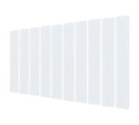 Generic Moule en Silicone pour Marque-page, 10 Pièces, Moule époxy élastique Réutilisable pour les Amateurs D'artisanat, Matériau en Silicone Flexible de 1.3x7.6 Pouces
