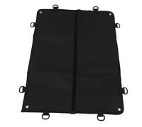 Generic Organisateur de Livret de Patchs Tactiques, Tableau D'affichage de Patchs à Pages Rabattables avec Anneaux Amovibles pour Montage Mural et Rangement, Matériau en Nylon, 4 Boucles (S)