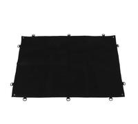 Generic Organisateur de Livret de Patchs Tactiques, Tableau D'affichage de Patchs à Pages Rabattables avec Anneaux Amovibles pour Montage Mural et Rangement, Matériau en Nylon, 4 Boucles (M)