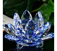 Generic Ornements de Fleurs en Cristal, Décoration de la Maison, Attrape-Soleil en Cristal Artificiel, Coupe Fine, Presse-Papier Poli, Décor pour Anniversaire, Pendaison de Crémaillère, Mariage,