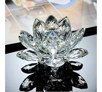Generic Ornements de Fleurs en Cristal, Décoration de la Maison, Attrape-Soleil en Cristal Artificiel, Coupe Fine, Presse-Papier Poli, Décor pour Anniversaire, Pendaison de Crémaillère, Mariage,