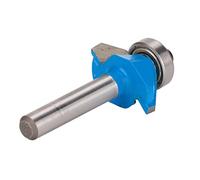 Generic Outil de Chanfreinage de Mèche de Routeur, Acier au Carbone Durable à 45 Degrés pour le Travail du Bois, contreplaqué MDF, Tige de 1/4 Po (1/4*)