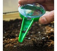 Generic Outil de Jardinage pour Semoir de Graines Réglable - Distributeur à 5 Niveaux pour Légumes, Fleurs et - Poignée Ergonomique et Design en Plastique - Idéal pour la Plantation (Green)