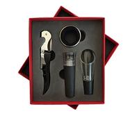 Generic Ouvre-bouteille de Vin Manuel, Ensemble de Tire-bouchon à Poignée élégante pour Restaurant, Cadeau de Maison en Acier Inoxydable (rouge)