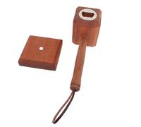 Generic Ouvre-bouteille en Bois, Marteau de qualité Supérieure, Ouvre-bière pour Cadeaux de Fête, en Bois et Acier Inoxydable 330g