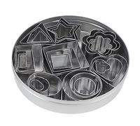 Generic Pack varié D'emporte-pièces Polyvalents en Acier Inoxydable avec Boîte de Rangement, Parfait pour le Camping et les Voyages