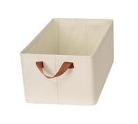 Generic Panier de Rangement Pliable avec Poignées, Organisateur de Vêtements Pratique, Contenant Décoratif, Porte-jouets, Sac à Linge, Idéal pour La Maison, polyester