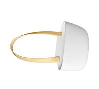 Generic Panier Suspendu de Vidange D'évier de Grande Capacité-support de Vidange Souple et Flexible pour Cuisine et Salle de Bain, fabriqué en TPR Durable-1 unité (Blanc jaune)