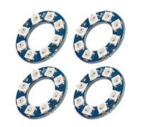 Generic Panneau de Lampe Annulaire LED, 4 Pièces, Module Décoratif RGB Haute luminosité pour éclairage Vidéo Intérieur et Extérieur, 32mm, Répondant aux Besoins