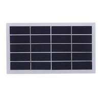 Generic Panneau Solaire en Polysilicium 2W 5V, Léger pour les Projets de Bricolage, fabriqué en Matériau Durable 173x99x2MM (Pince 2W 5V+)