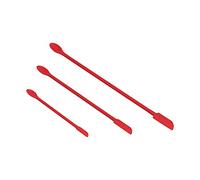 Generic Petite Spatule en Silicone à Double Tête pour la Pâtisserie et les Cosmétiques, Lot de 3 Mini Spatules pour Pots et Bouteilles, de Maquillage pour la Cuisine et la é, en Silicone de