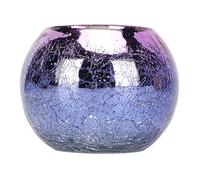Generic Photophore Décoratif en Verre avec Motifs Galvanisés pour Décoration de Centre de Table - 1 unité (Dégradé Violet)