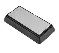 Generic Pierre à Aiguiser Diamant Double Face 400 Grossier 1000 Pierre à Aiguiser Fine pour Couteaux de Cuisine avec Base en Gel de Silice et Plateau à Copeaux en Métal
