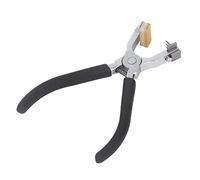 Generic Pince à Découper le Cuir, Poignée Ergonomique Confortable, Outil de Perforation à Double Levier pour L'artisanat du Cuir, Acier Inoxydable, 1 unité