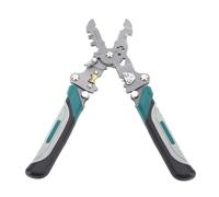 Generic Pince à Dénuder Pliante en Acier Cr V, Outil Multifonction pour Fils de 8 AWG à 16 AWG avec Conception de Verrouillage à Changement Rapide, Pince de Coupe et de Borne