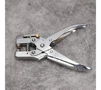 Generic Pince à Perforer Duty 60# Outil de Perforation en Acier pour le Cuir et le Plastique Perforateur électrolytique avec Poignée Antidérapante Outil Compact d'artisanat et de Réparation