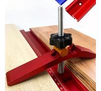 Generic Pince de Maintien en Métal Réglable, Pince de Rail en T pour établi de Travail du Bois 15,6x12cm (Piste en T)