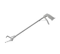 Generic Pinces à Crabe en Acier Inoxydable, Longues Pinces à Poisson Multifonctions pour les Amateurs de Fruits de Mer, Conception Portable de 75cm (Clip de pliage)