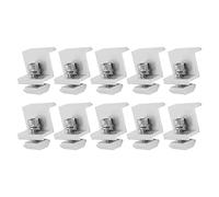 Generic Pinces en Aluminium de Support de Z de Montage de Panneau Solaire de 10 Pièces pour L'installation de Surfaces de Tuile (40mm)
