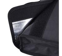 Generic Pochette Ignifuge Double Face pour Documents de Batterie LiPo 7,5x12 Sac Résistant au Feu pour Argent IP58 étanche pour le Bureau à Domicile Noir (38 * 30.5 * 6.5CM)