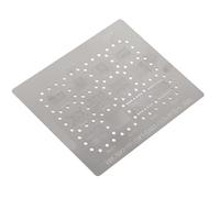Generic Pochoirs à Filet Universels 6 en 1, Outil de Remballage Durable en Acier Inoxydable pour le Soudage BGA169/186