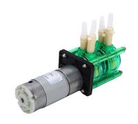 Generic Pompe Doseuse Péristaltique à Double Tête avec Moteur DC brossé pour Aquariums et Maisons Intelligentes 500 Ml/min X 2 Tubes BPT (24V)