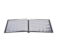 Generic Porte-album pour Pièces de Monnaie avec 10 Pages Fixes, Stockage sécurisé pour 240 Pièces, Parfait pour les Amateurs de de Monnaie, Choix de Couleurs Rouge ou Bleu (rouge)