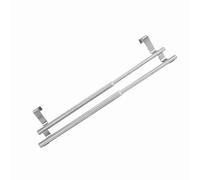 Generic Porte-Serviettes à Barre Unique, Conception Suspendue, Poignée Confortable, sans Perçage, Barre de Serviette de Bain, Coussin Antidérapant, étagère à Serviettes de Chambre à Coucher, (Double