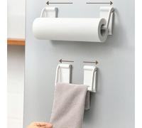Generic Porte-Serviettes en Papier Magnétique Multifonctionnel, Barre à Serviettes Robuste pour Réfrigérateur ou Appareil de Cuisine 3,54x1,77 Pouces