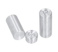 Generic Pot à épices en Acier Inoxydable, Bouteille D'assaisonnement Durable pour la Cuisine avec un Dessin Exquis, 2 Pièces pour le Stockage des Herbes et des épices (Couleur d'origine en acier
