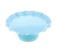 Generic Présentoir à Gâteau en Fer Stand à Pâtisseries Porte-desserts Plat à Cupcakes Fer Peint Adapté pour Noël Thanksgiving Cuisine, Bleu M